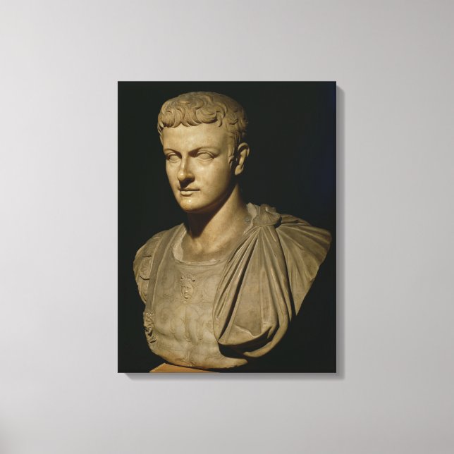 Impressão Em Tela Busto de Caligula (Frente)