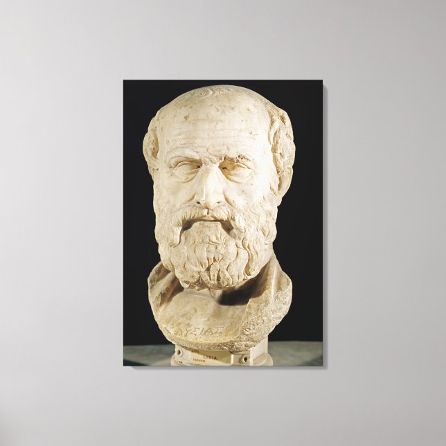 Impressão Em Tela Busto de Lysias (Frente)