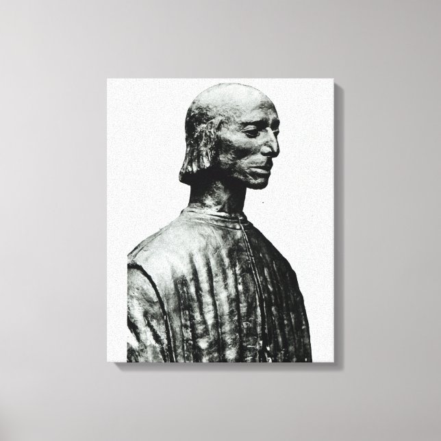 Impressão Em Tela Busto de Niccolo Machiavelli (Frente)