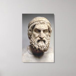 Impressão Em Tela Busto do retrato de Sophocles