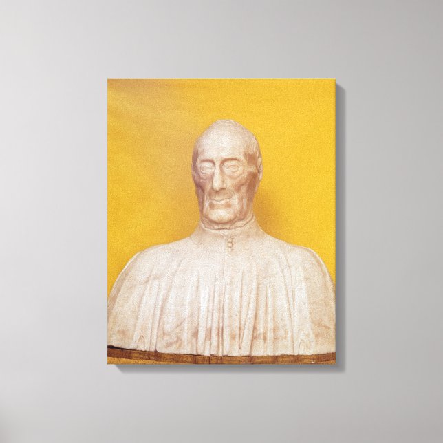 Impressão Em Tela Busto Marble de Giovanni Chellini (Frente)