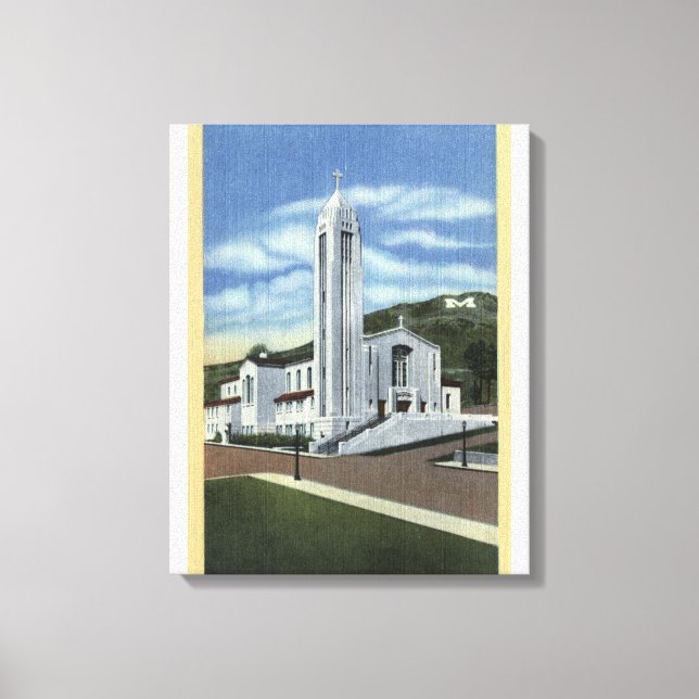 Impressão Em Tela Butte, Montana - Igreja Imaculada da Concepção (Frente)