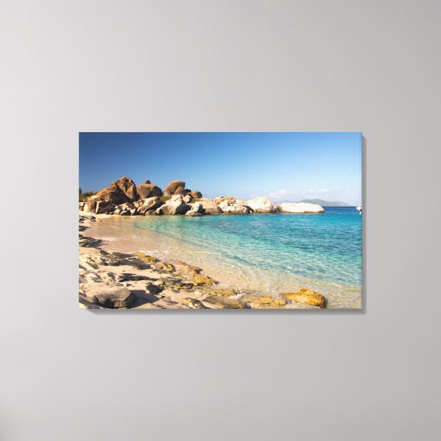 Impressão Em Tela BVI, Virgin Gorda, Parque Nacional das Bandas (Frente)