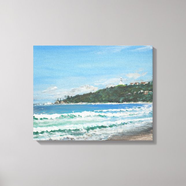 Impressão Em Tela Byron Bay, Austrália. 11/27/1998 (Frente)