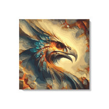 Cabeça de aves extintas - Trabalho de arte de Abst