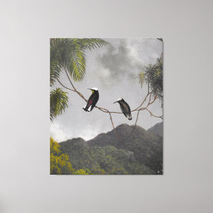 Impressão Em Tela CABEÇA DE MARTIN JOHNSON - Tampão de neve - cerca 