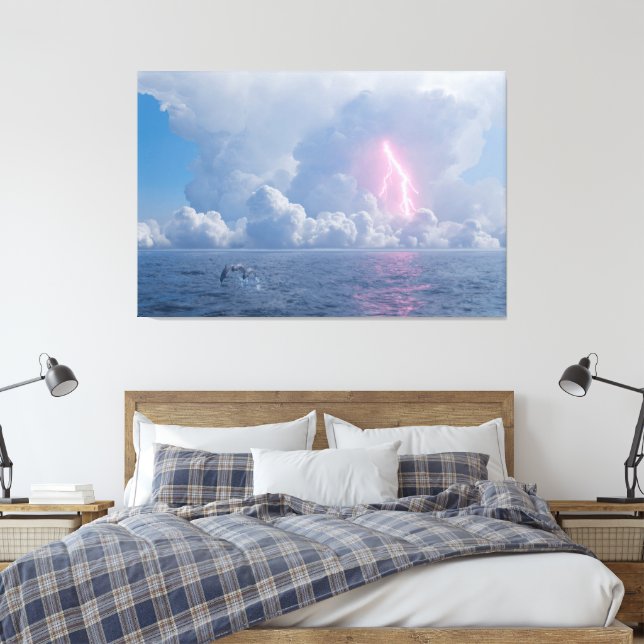 Impressão Em Tela Cabeça de Trovão (Insitu(Quarto))
