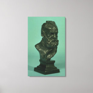 Impressão Em Tela Cabeça do retrato de Victor Hugo (1802-85)