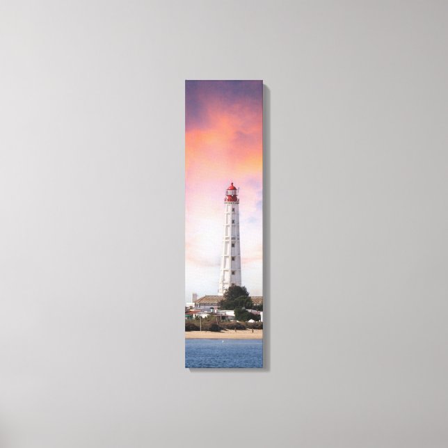 Impressão Em Tela Cabo de Papais noeis Maria Lighthouse Arte Vertica (Frente)