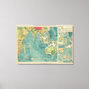 Impressão Em Tela Cabos do Oceano Índico, estações sem fio