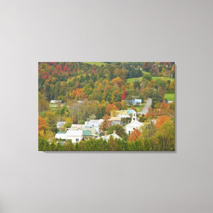 Impressão Em Tela Cabot, Vermont no outono. Nordeste Reino.
