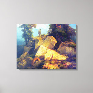 Impressão Em Tela Caça à Raposa Josef Navrátil  Depois de 1850