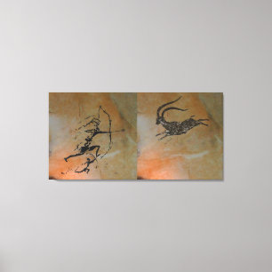 Impressão Em Tela Caça ao Ibex em Cova Remigia