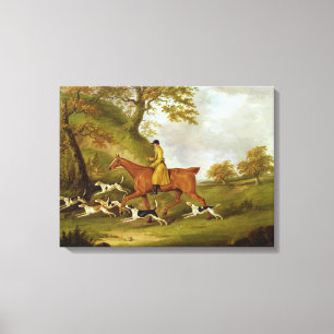 Impressão Em Tela Caçador e cães, 1809 (óleo em canvas)