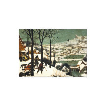 Caçadores na neve por Pieter Bruegel, o Velho