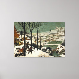 Impressão Em Tela Caçadores na neve por Pieter Bruegel, o Velho