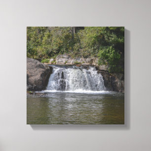 Impressão Em Tela Cachoeira bonita em montanhas apalaches