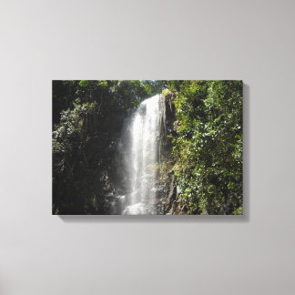 Impressão Em Tela Cachoeira em Kauai, Havaí