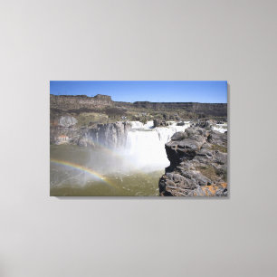 Impressão Em Tela Cachoeira Shoshone no rio Snake em Twin Falls,