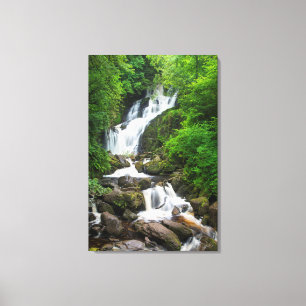 Impressão Em Tela Cachoeira Torc, cenário, Irlanda