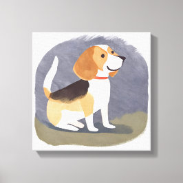 Impressão Em Tela Cachorro Beagle | Cachorrinho de Estimação Fofinho