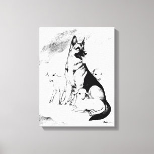 Impressão Em Tela Cachorro Céu, o Bando do Mestre