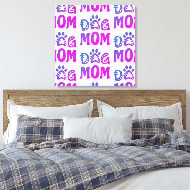 Impressão Em Tela Cachorro Mãe (Insitu(Quarto))