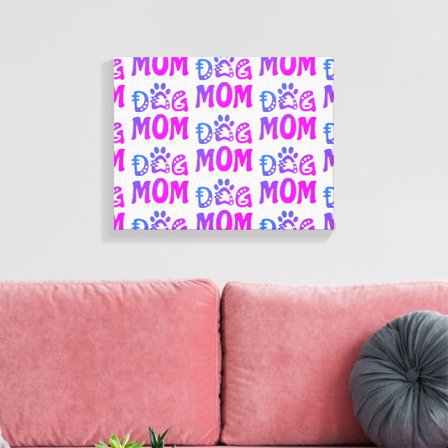 Impressão Em Tela Cachorro Mãe (Insitu(Sala de estar))