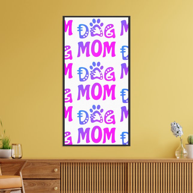 Impressão Em Tela Cachorro Mãe (Insitu(Sala de estar))