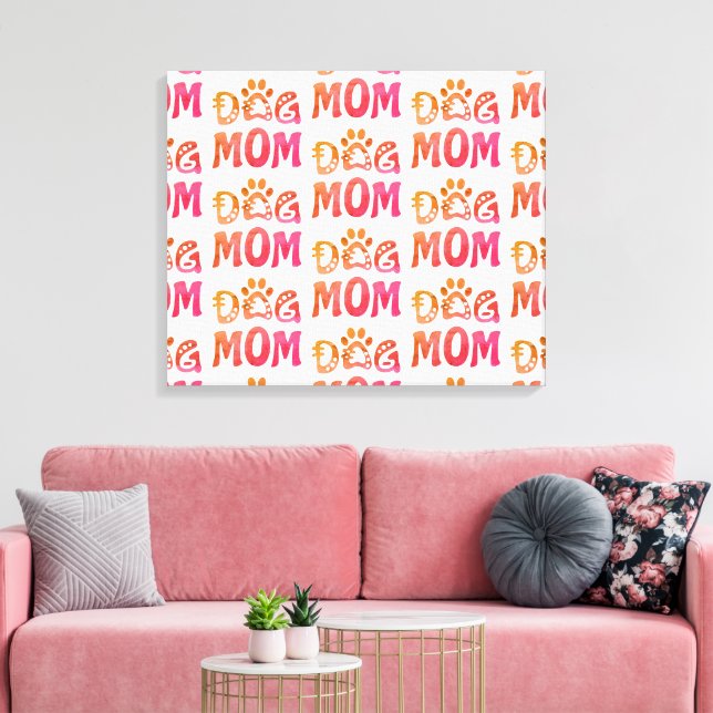 Impressão Em Tela Cachorro Mãe (Insitu(Sala de estar))