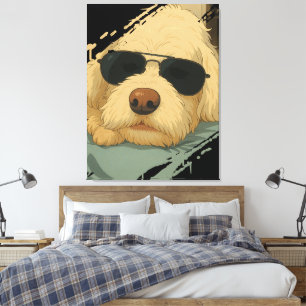 Impressão Em Tela Cachorro máx.