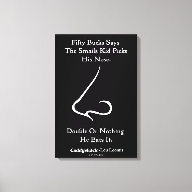 Impressão Em Tela Caddyshack | Cinquenta Dias (Frente)