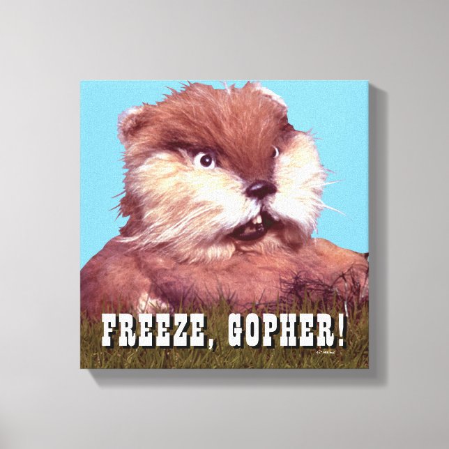 Impressão Em Tela Caddyshack | Freeze, Gopher! (Frente)