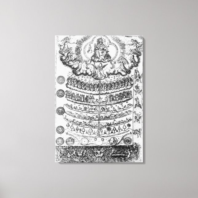 Impressão Em Tela Cadeia de excelentes de Ser de Retorica Christiana (Frente)