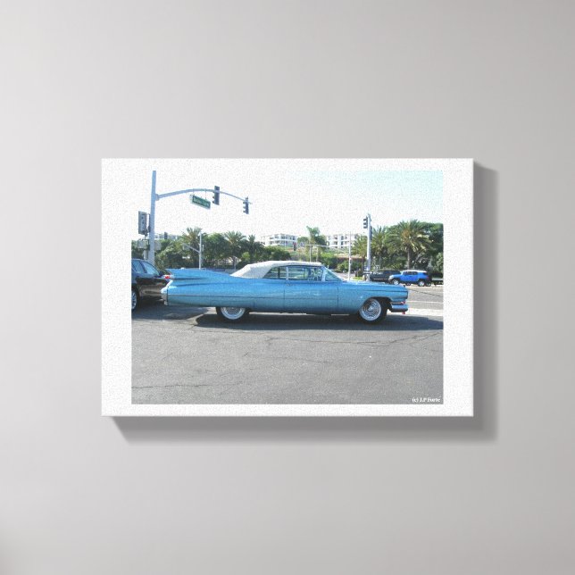 Impressão Em Tela cadillac 1959 (Frente)