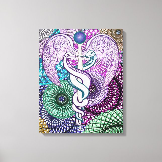 Impressão Em Tela Caduceus (Frente)