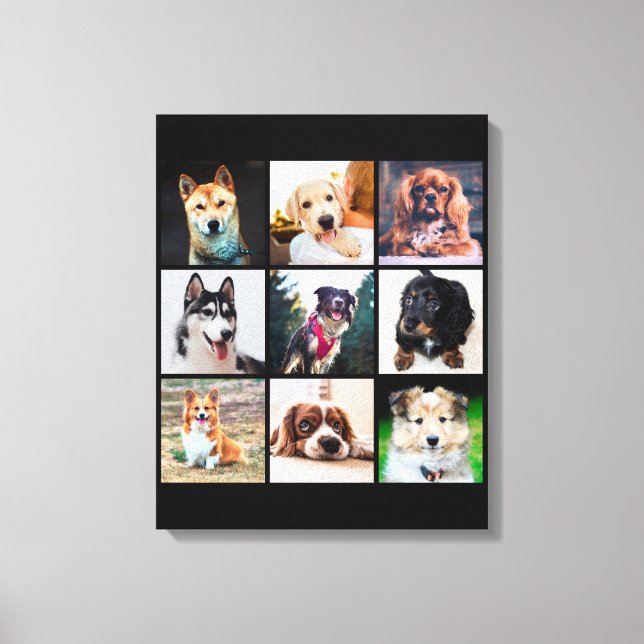 Impressão Em Tela Cães Cães Instagram Fotos (Frente)