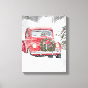 Impressão Em Tela Cães num Caminhão