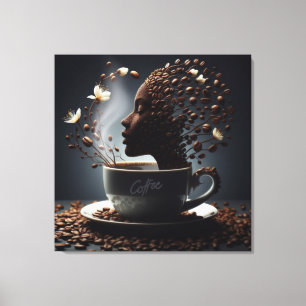 Impressão Em Tela Café