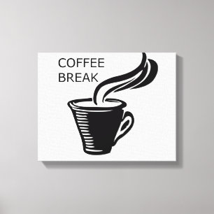 Impressão Em Tela Café Break
