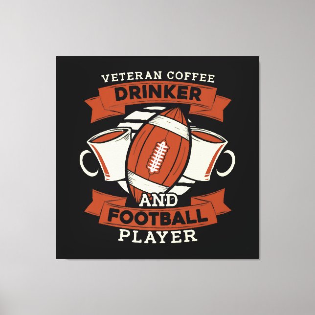 Impressão Em Tela Café de Futebol (Frente)