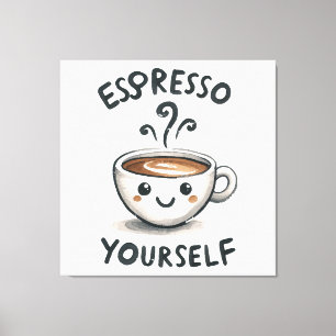 Impressão Em Tela Café Espresso Yourself