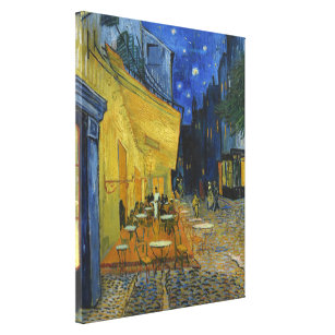 Impressão Em Tela Cafe Terrace à Noite   Vincent Van Gogh