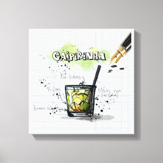 Impressão Em Tela Caipirinha