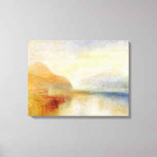 Impressão Em Tela Cais de Inverary, Loch Fyne, manhã, c.1840-50