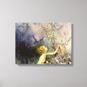 Impressão Em Tela Caixa de Pandora de Arthur Rackham