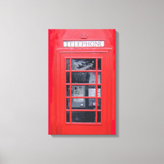 Impressão Em Tela Caixa de telefone vermelha de Londres