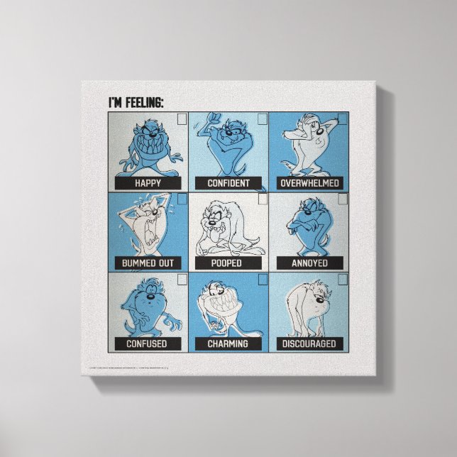 Impressão Em Tela Caixa de verificação TAZ™ Emotion (Frente)