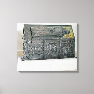 Impressão Em Tela Caixão que contem as sobras de St. Simeon