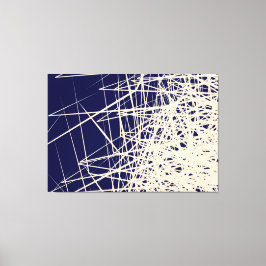 Impressão Em Tela Caixas Empilhadas Azul - Impressão de Tela